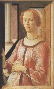 Sandro Botticelli Portrait of Smeralda Brandini (mk36) oil on canvas
